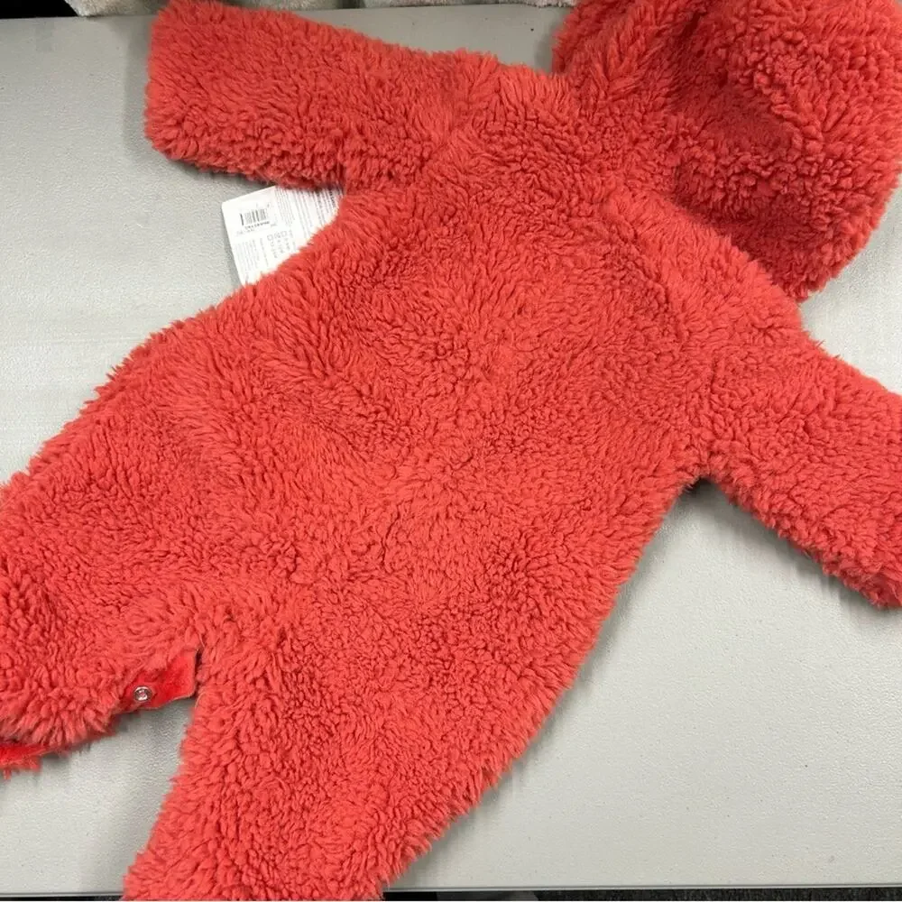 Pottery Barn Baby Sesame Street Elmo Costume Full Body Halloween Bodysuit NWT